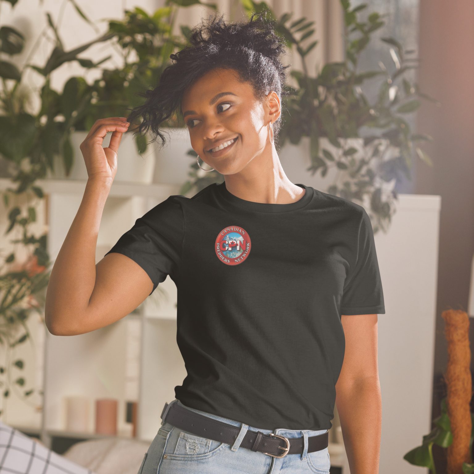 Ladies Classic Logo CPN T-Shirt – Canadian Preppers Network