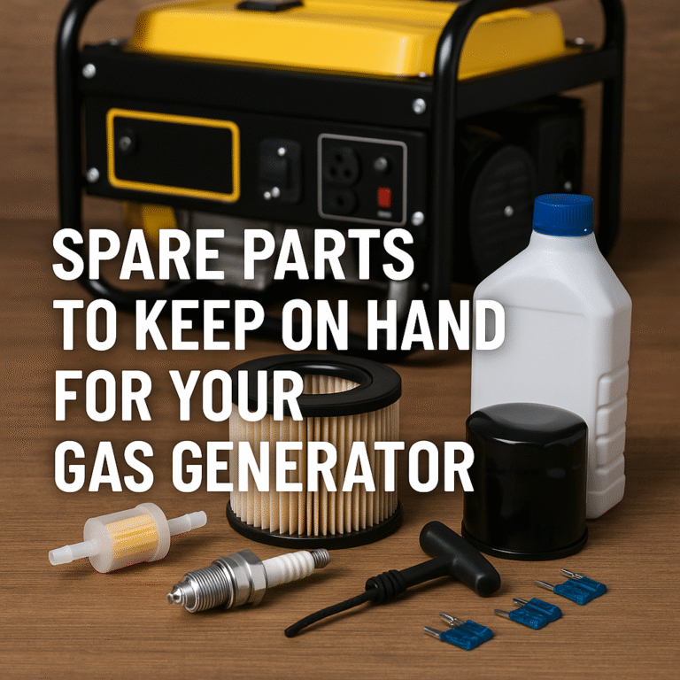 Essential Spare Parts to Keep on Hand for Your Gas Generator
