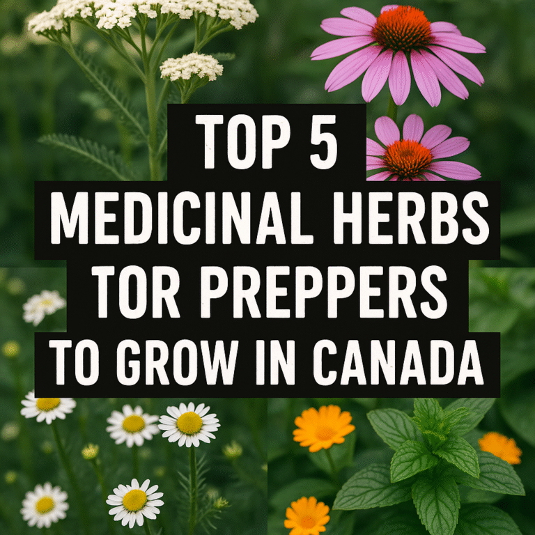 Top 5 Medicinal Herbs for Preppers to Grow in Canada