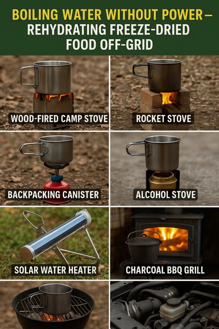 Boiling Water Without Power — Rehydrating Freeze-Dried Food Off-Grid