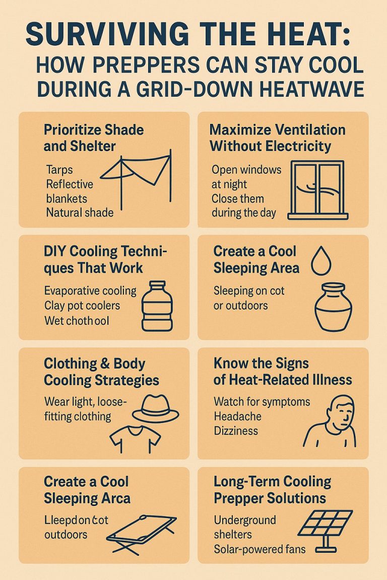 Surviving the Heat: How Preppers Can Stay Cool During a Grid-Down Heatwave