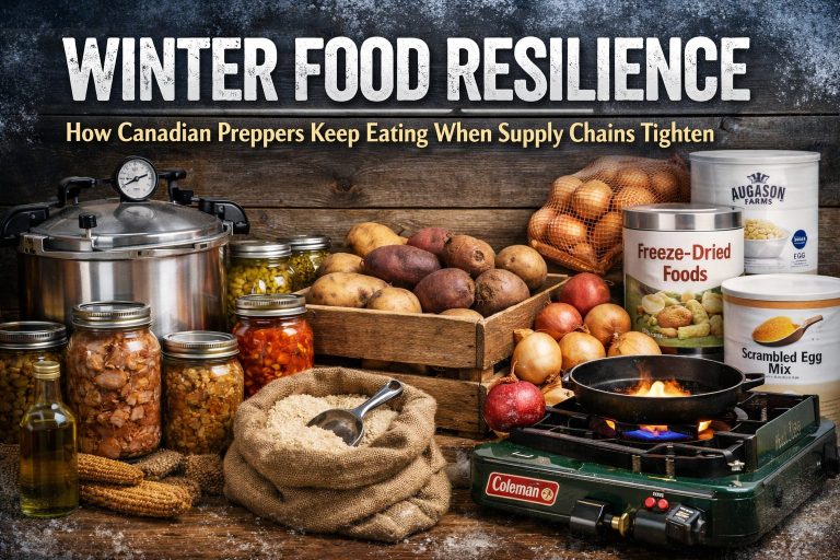 Winter Food Resilience: How Canadian Preppers Keep Eating When Supply Chains Tighten