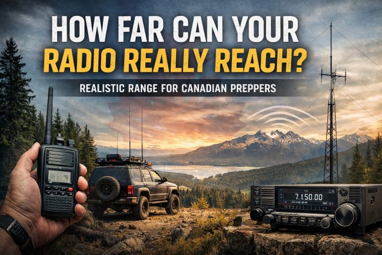 How Far Can Your Radio Really Reach? Realistic Range Expectations for Canadian Preppers