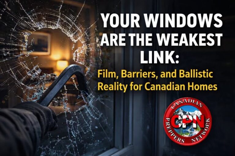 Your Windows Are the Weakest Link: Film, Barriers, and Ballistic Reality for Canadian Homes