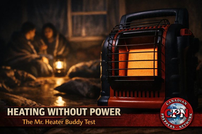 The Mr. Heater Buddy Test: Heating a Home After 24 Hours Without Power