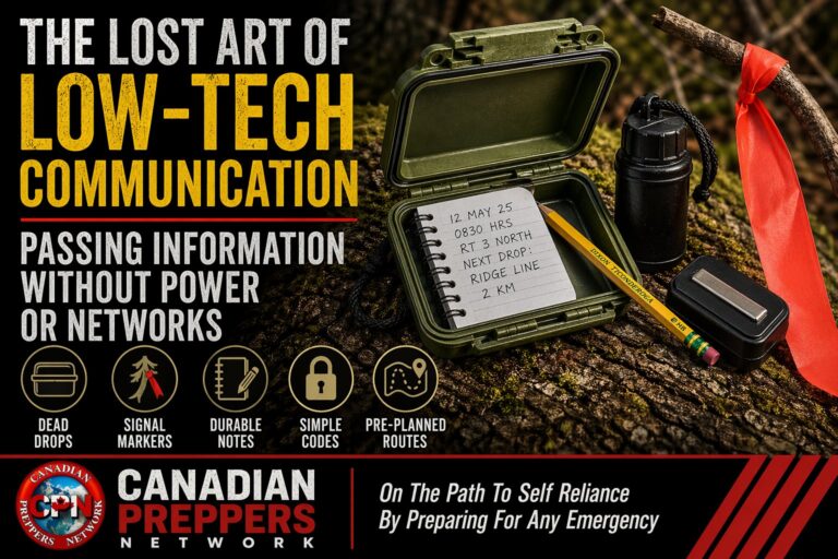 The Lost Art of Low-Tech Communication: Passing Information Without Power or Networks
