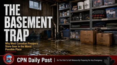 The Basement Trap: Why Most Canadian Preppers Store Gear in the Worst Possible Place