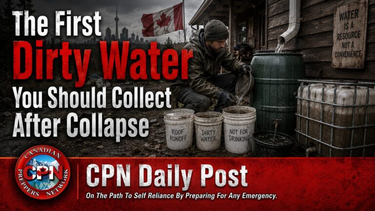 The First Dirty Water You Should Collect After Collapse