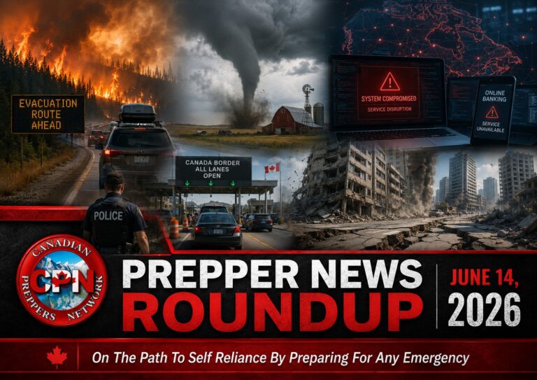 Prepper News Roundup — June 14, 2026
