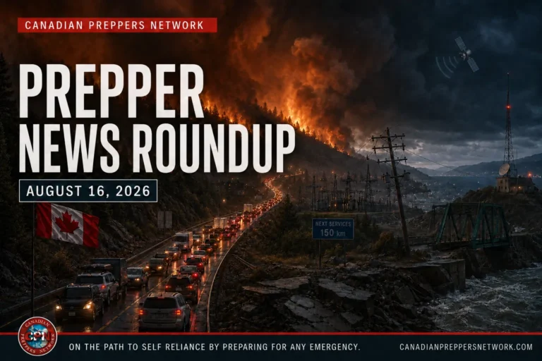 Prepper News Roundup – August 16, 2026