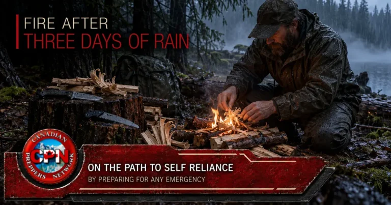 Fire After Three Days of Rain