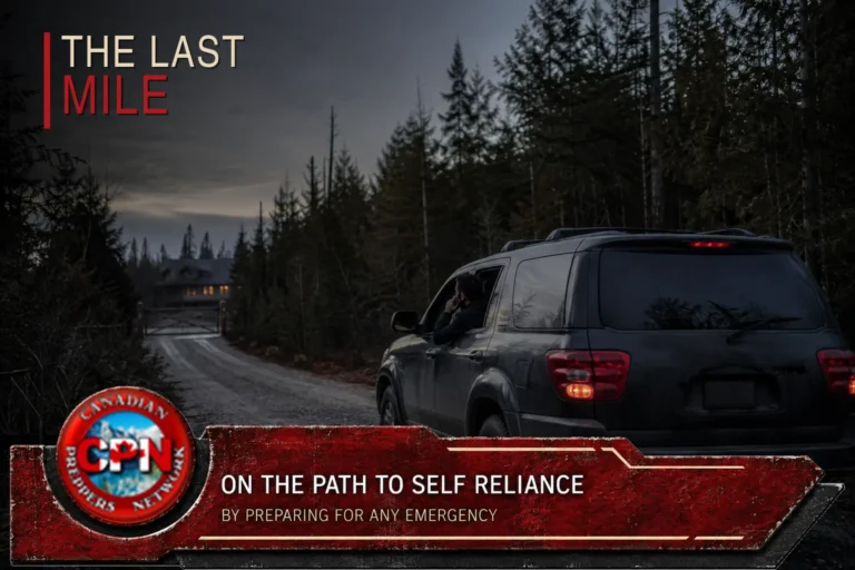 Vehicle using a radio while approaching a remote retreat