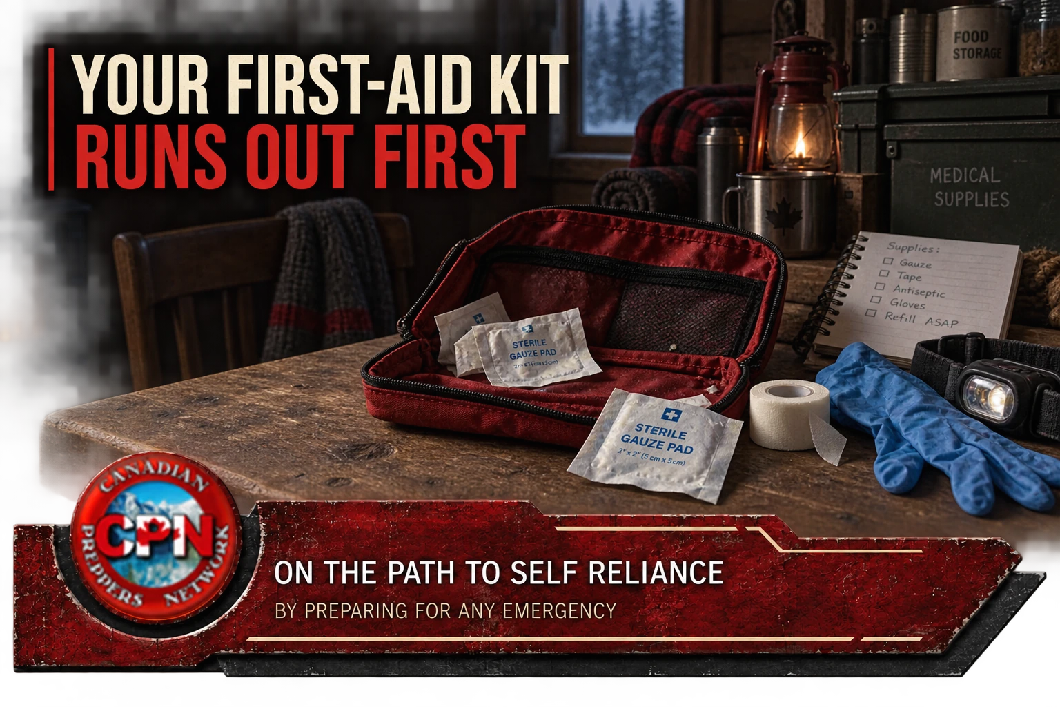 Your First-Aid Kit Runs Out First