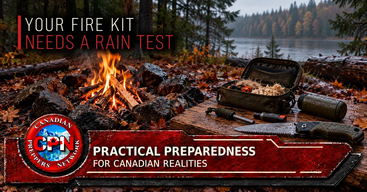 Your Fire Kit Needs a Rain Test