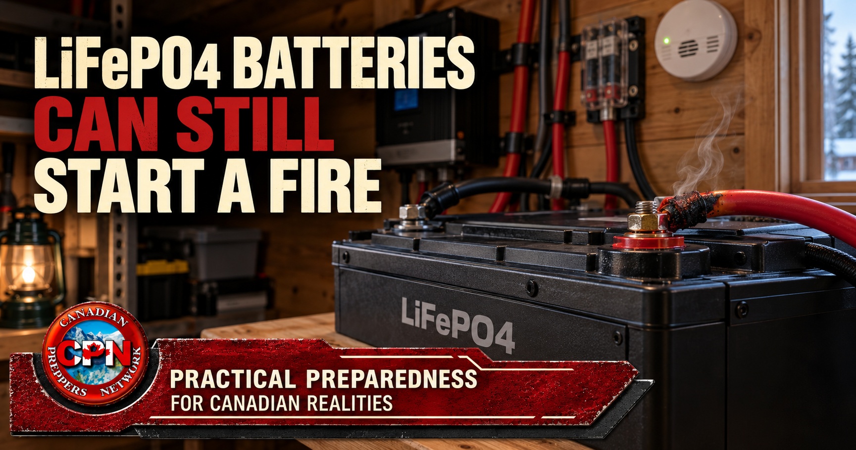LiFePO₄ Batteries Can Still Start a Fire