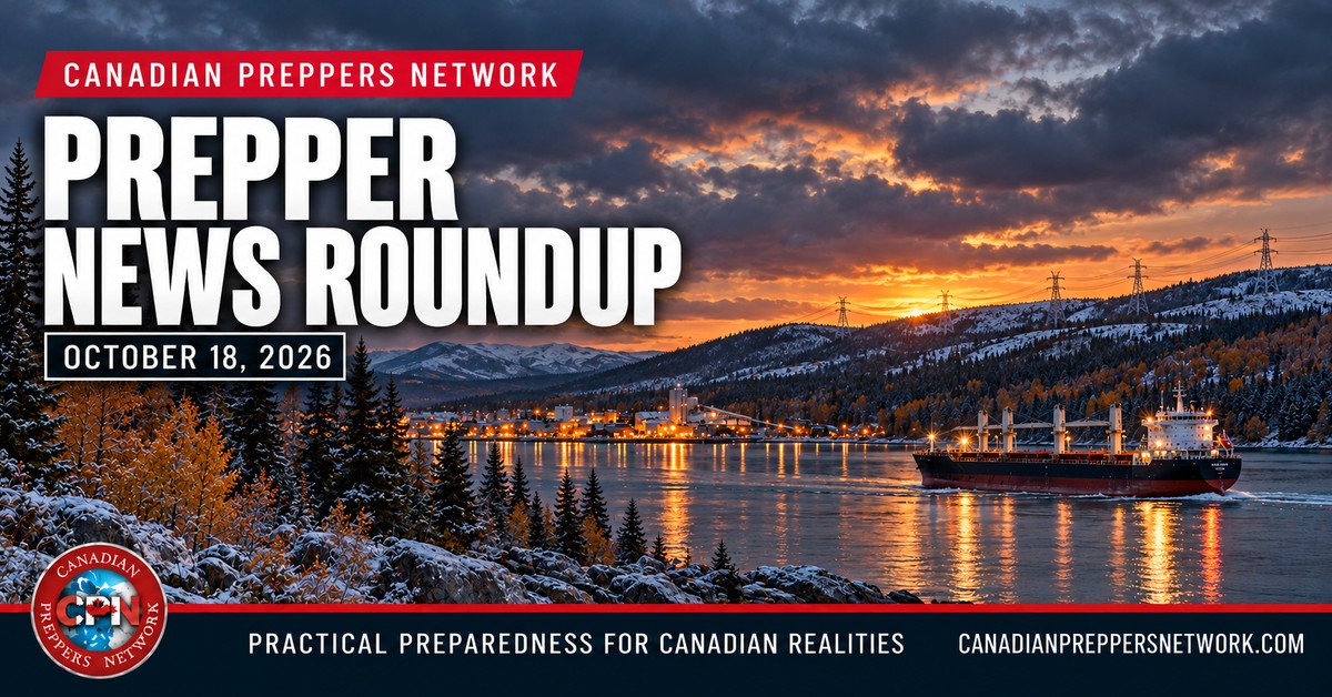 Prepper News Roundup – October 18, 2026